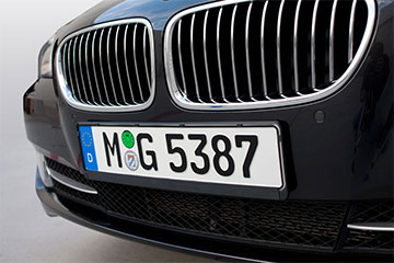 picture of a European license plate